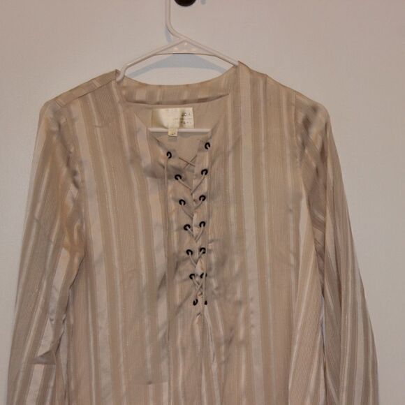 J.O.A Los Angeles Long Sleeve  Blouse Women Size Small - Picture 3 of 11
